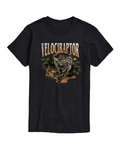 Airwaves Men's Jurassic World Rebirth Velociraptor Graphic T-shirt In Black