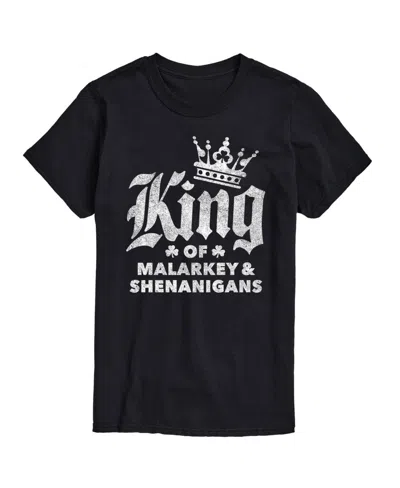 Airwaves Men's King Of Malarkey Graphic T-shirt In Black