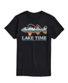 Airwaves Men's Lake Time Short Sleeve T-shirt In Black