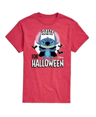 Airwaves Men's Lilo And Stitch Halloween Short Sleeve T-shirt In Red
