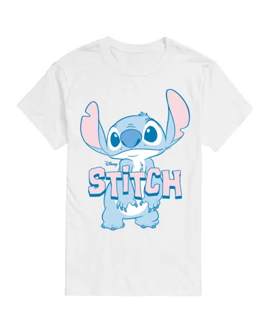 Airwaves Men's Lilo & Stitch Pastel Graphic T-shirt In White