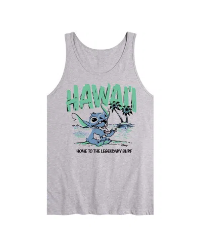 Airwaves Men's Lilo Stitch Hawaii Graphic Tank Top In Athletic Heather