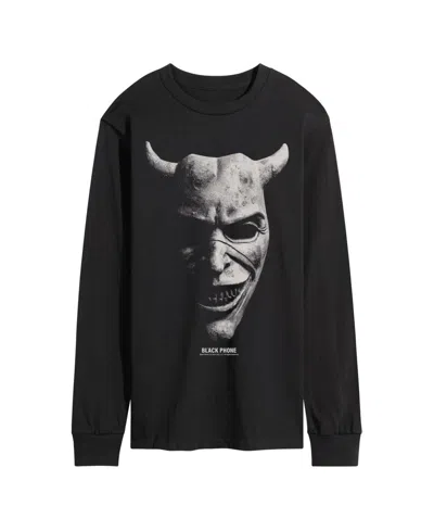 Airwaves Men's Long-sleeve Graphic T-shirt In Black