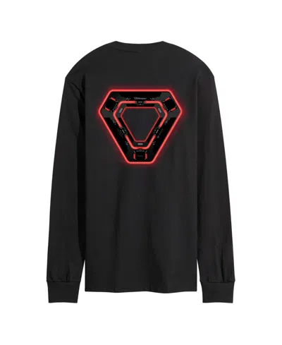 Airwaves Men's Long-sleeve Graphic T-shirt In Black