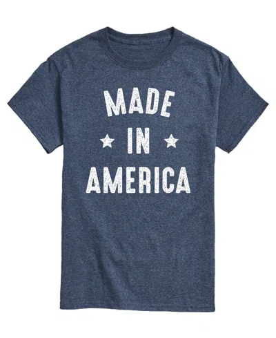 Airwaves Men's Made In America Short-sleeve Graphic T-shirts In Blue