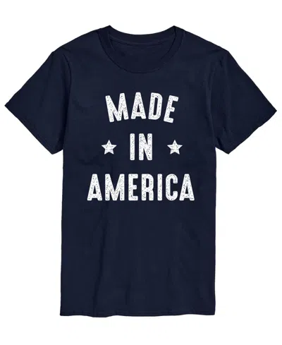 Airwaves Men's Made In America Short-sleeve Graphic T-shirts In Blue