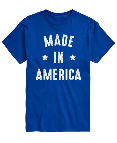 Airwaves Men's Made In America Short-sleeve Graphic T-shirts In Blue