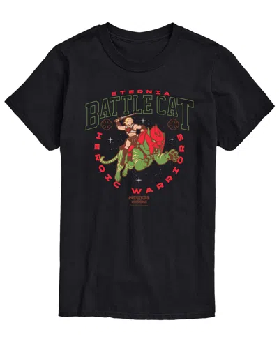 Airwaves Men's Masters Of The Universe Eternia Battle Cat Collegiate Graphic T-shirt In Black
