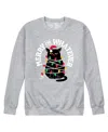 Airwaves Men's Merry Or Whatever Fleece T-shirt In Gray