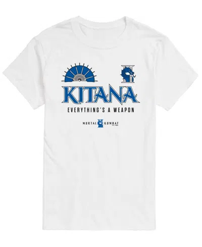 Airwaves Men's Mortal Kombat Kitana Graphic T-shirt In White