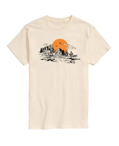 Airwaves Men's Mountain Sun Short Sleeve T-shirt In Neutral