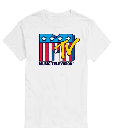 Airwaves Men's Mtv Usa Flag Short-sleeve Graphic T-shirt In Multi