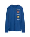 Airwaves Men's Nascar Logo Long Sleeve T-shirt In Blue