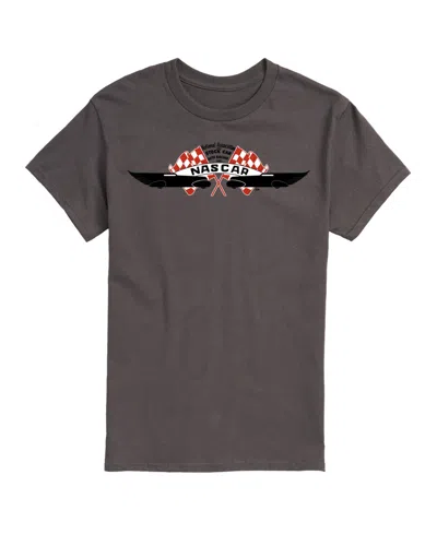 Airwaves Men's Nascar Logo Short Sleeve T-shirt In Gray