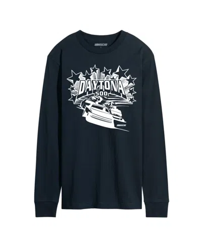 Airwaves Men's Nascar Stars And Stripes Long Sleeve T-shirt In Blue