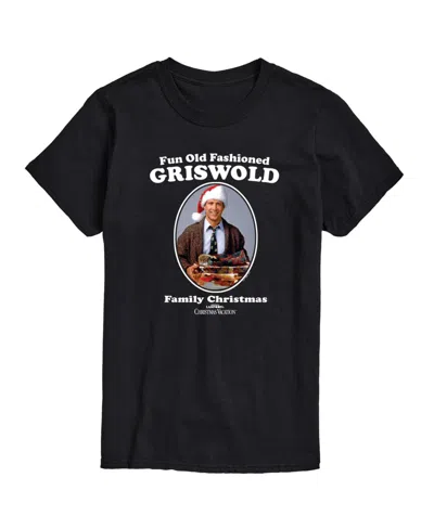Airwaves Men's National Lampoons Christmas Vacation Short Sleeve Tee In Black