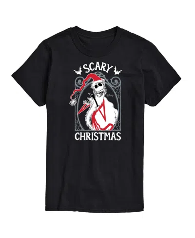 Airwaves Men's Nightmare Before Christmas Scary Short Sleeve Tee In Black