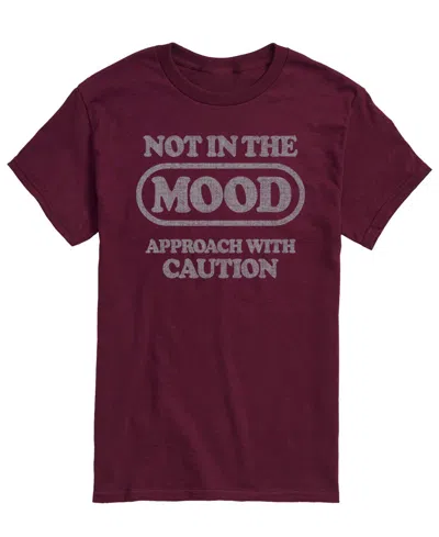 Airwaves Men's Not In The Mood Short-sleeve Graphic T-shirt In Maroon