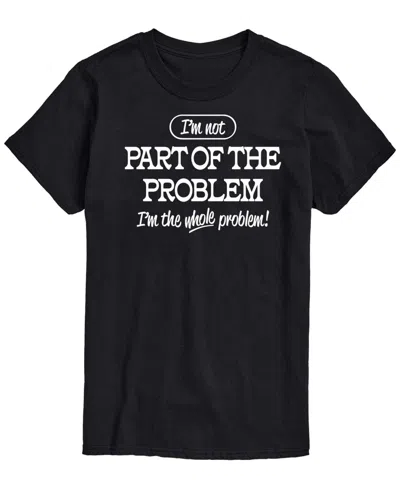 Airwaves Men's Part Of The Problem Short-sleeve Graphic T-shirt In Black