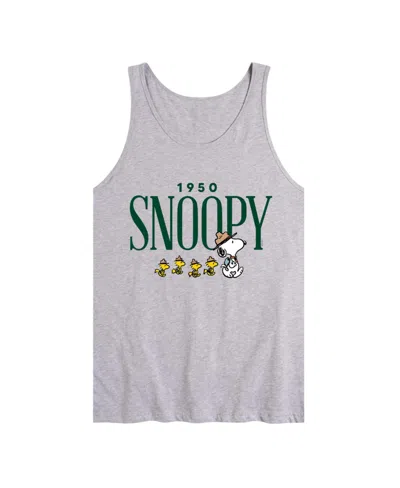 Airwaves Men's Peanuts 1950 Snoopy Tank In Gray