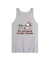 Airwaves Men's Peanuts All Good In The Woods Tank In Gray