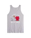 Airwaves Men's Peanuts Best Shot Tank In Gray
