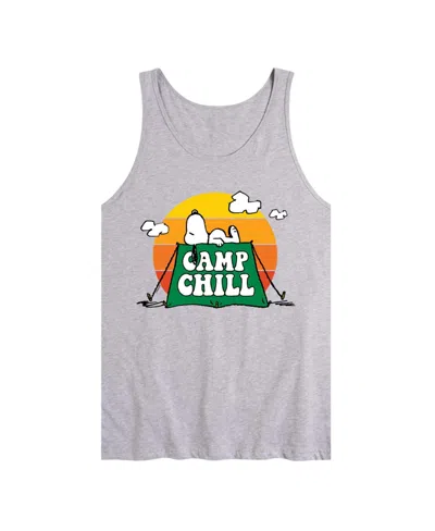 Airwaves Men's Peanuts Camp Chill Tank In Gray
