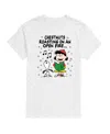Airwaves Men's Peanuts Chesnuts Roasting Short Sleeve Tee In White