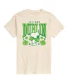 Airwaves Men's Peanuts Dublin Ireland Short Sleeve T-shirt In Beige