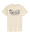 Airwaves Men's Peanuts Group Short Sleeve T-shirt In Beige