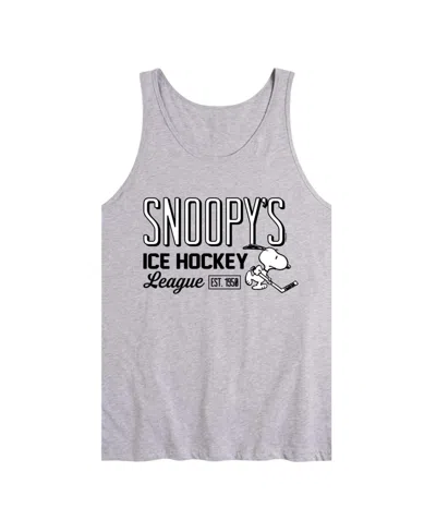 Airwaves Men's Peanuts Ice Hockey Tank In Gray