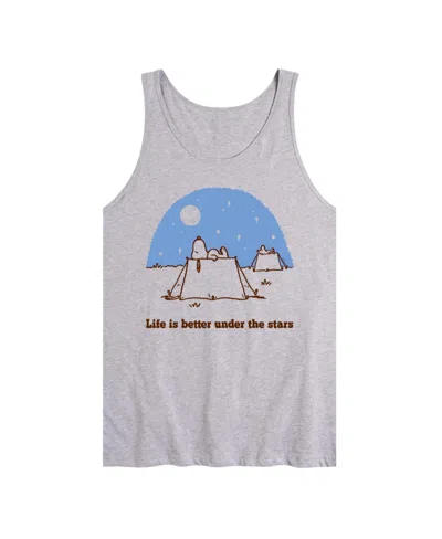 Airwaves Men's Peanuts Life Under The Stars Tank In Gray