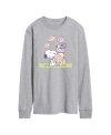 Airwaves Men's Peanuts Long Sleeve T-shirts In Gray