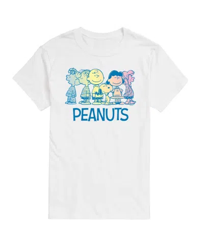 Airwaves Men's Peanuts Rainbow Graphic T-shirt In White
