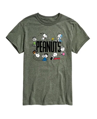 Airwaves Men's Peanuts Short Sleeve T-shirt In Green