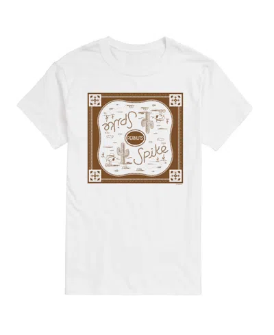 Airwaves Men's Peanuts Spike Western Graphic T-shirt In White