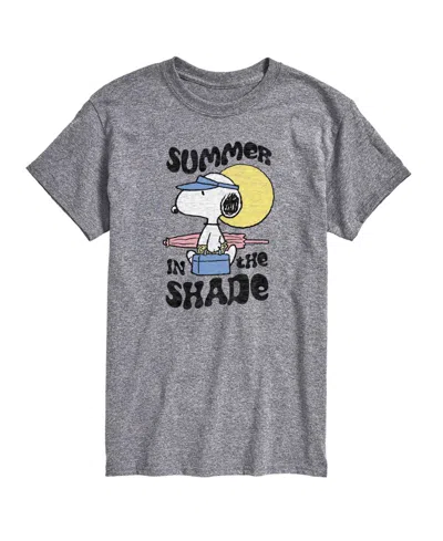 Airwaves Men's Peanuts Summer In The Shade Graphic T-shirt In Athlectic Heather