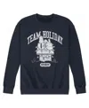 Airwaves Men's Peanuts Team Holiday Long Sleeve Fleece In Blue
