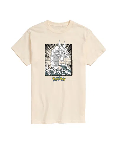 Airwaves Men's Pokemon Character Short Sleeve T-shirt In Beige
