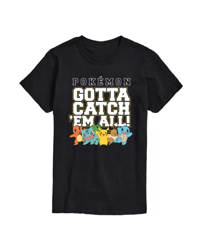 Airwaves Men's Pokemon Gotta Catch All Short Sleeve T-shirt In Black