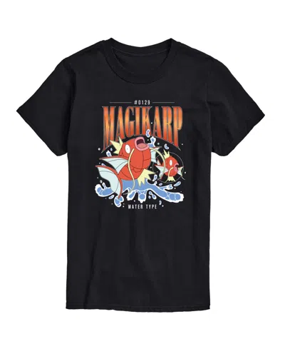 Airwaves Men's Pokemon Magikarp 90's Bootleg Graphic T-shirt In Black