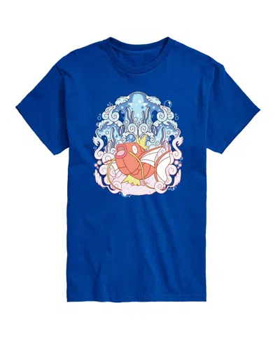 Airwaves Men's Pokemon Magikarp Aquatic Graphic T-shirt In Royal Blue