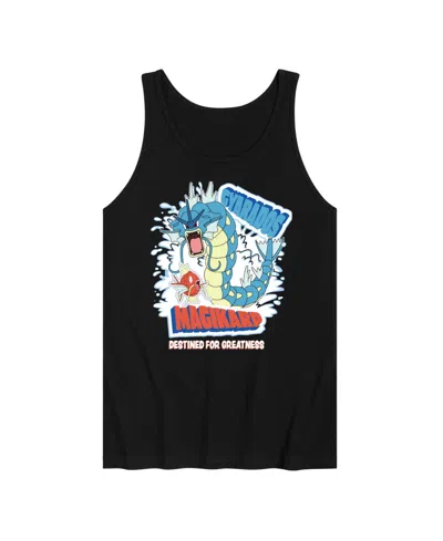 Airwaves Men's Pokemon Magikarp Gyrados Graphic Tank Top In Black