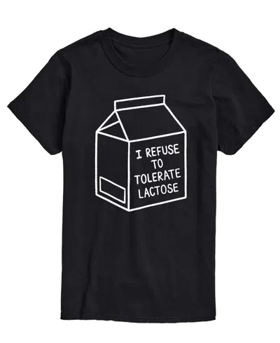 Airwaves Men's Refuse To Tolerate Lactose Short-sleeve Graphic T-shirt In Black