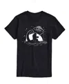 Airwaves Men's Sasquatch Alien Scene Short Sleeve T-shirt In Black