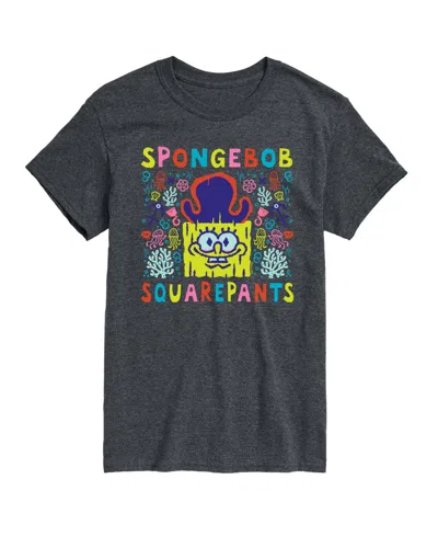 Airwaves Men's Search For Squarepants Short-sleeve Graphic T-shirt In Gray