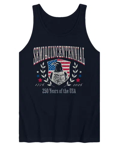 Airwaves Men's Semiquincentennial Collegiate Graphic Tank T-shirts In Blue