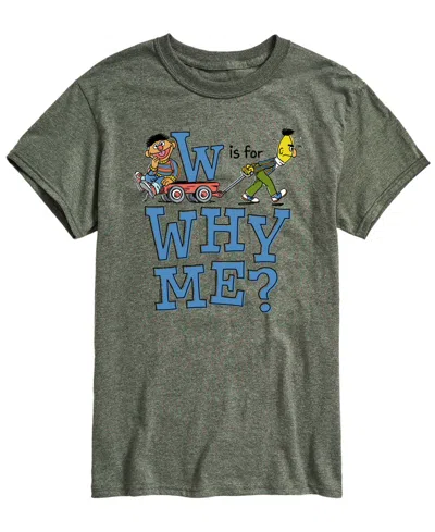 Airwaves Men's Sesame Street Is For Why Me Short-sleeve Graphic T-shirt