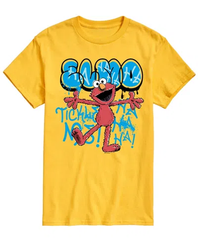 Airwaves Men's Sesame Street Streetwear Elmo Short-sleeve Graphic T-shirt