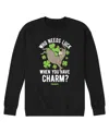 Airwaves Men's Shrek Luck Charm Donkey Long Sleeve Fleece In Black